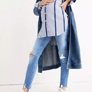 Madewell Maternity Side Panel Skinny Jeans